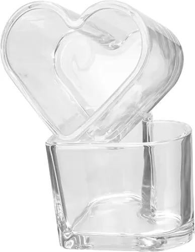 Alipis 2Pcs Heart Shaped Glass Cups Creative Milk and Juice Containers for Household Use for Coffee Tea Refreshing Beverages Stylish Double Walled Design