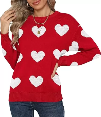 Jouica Women's Fall Lightweight Sweater Knit Casual Pullovers Sweaters for Women