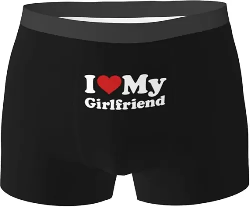 ONVOWO I Love My Girlfriend funny I Heart My Girlfriend Gifts Black Men