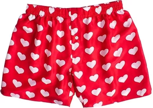 Silk Heart Boxers Valentine