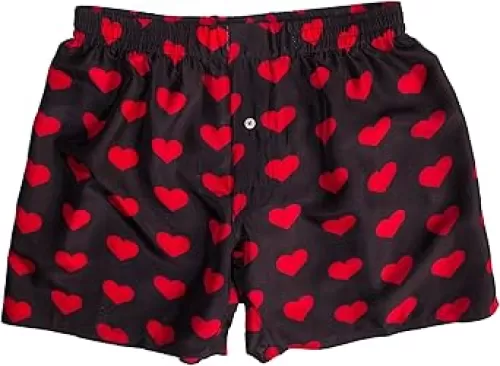 Silk Heart Boxers Valentine