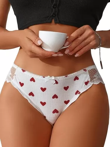 Girls Underwear Hearts 2025