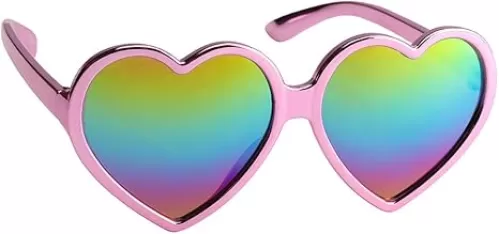 ARKAID Girls Heart Shaped Sunglasses PInk Arkaid UV 400 Sun Protection One Size Fits Most Kids