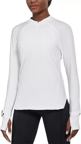 baleaf Women's Long Sleeve Running Shirts Quick Dry Lightweight Pullover Workout Tops Athletic T-Shirts Moisture Wicking