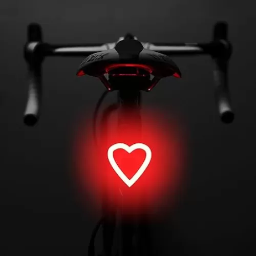 Bike Tail Lights for Night Riding, USB Rechargeable Bicycle Taillight Red Light LED Bicycle Rear Lights, Waterproof Cycling Safety Warning Lamp Universal Bike Accessories for Adults