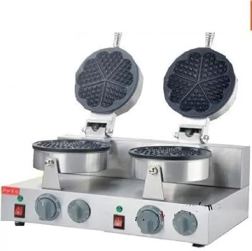 FY-2207B-2 Electric double-end Belgium waffle maker machine heart shape waffle baker