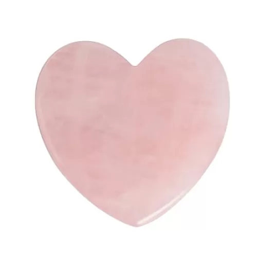 Healifty Guasha Board Scraping Massage Tools Natural Jade Scraping Board for Salon Spa(Heart Shape)