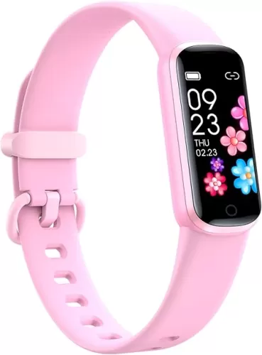 Kids Fitness Tracker, Fitness Watch Waterproof Activity Tracker with HeartRate and Sleep Monitor, Stopwatch, 11 Sport Modes, Great Gifts for Girls Boys Kids Age 6-13 Years Olds