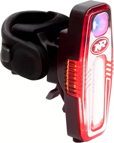 NiteRider Sabre 110 Rear Bike Light LED USB Rechargeable Bicycle Taillight Water Resistant Road City Commuting Cycling Safety, Red (5093)