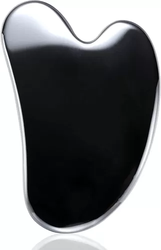Terahertz Energy Stone Gua Sha Scraper Tools Lymphatic Drainage Massager Facial Beauty Tools-Heart Shape