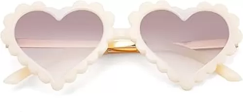 Toddler Heart Sunglasses for Girls - Kids Cute Heart Shaped Glasses Age 3-10