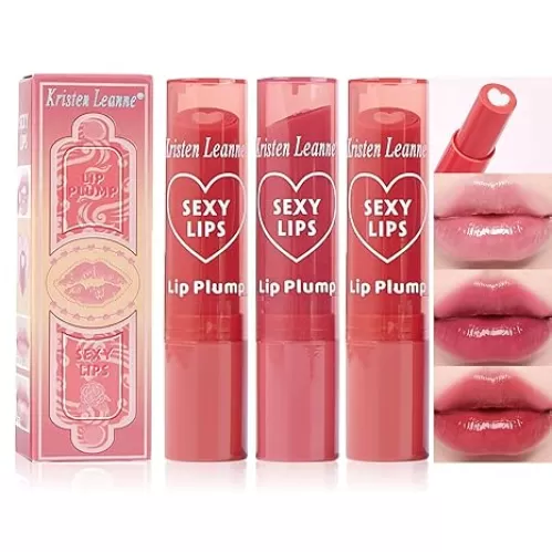 Dulele 3 Colors Jelly Lipstick, Cute Heart Shape Lip Stain Lipstick, Korean Heart Tinted Jelly Lip Gloss, Mirror Finish Jelly Love Lipstick, Glossy Lip Glaze Tinted Lip Balm