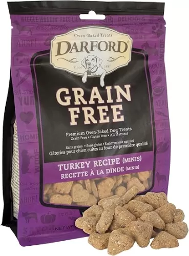 Grain Free Turkey Minis Heart Recipe Dog Treats, 12oz