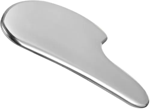 Guasha Massage Tool for Face Heart Shape Facial Massager Stainless Steel Compact Portable