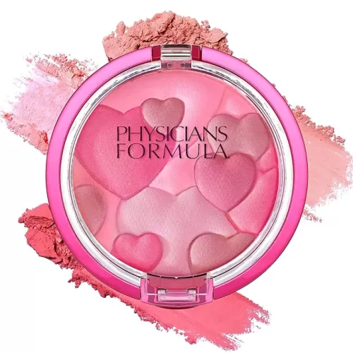 Physicians Formula Happy Heart Glow & Mood Boosting Blush, Natural, Dermatologist Tested - Rose