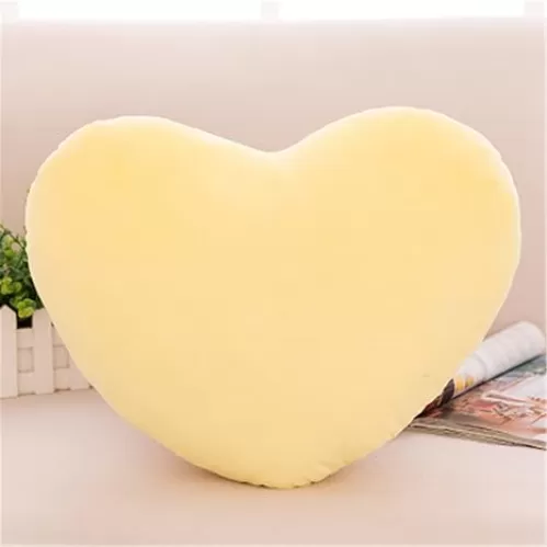 S_SSOY Plush Pillow Heart Shape Cushion Fluffy Throw Pillows Decorative Back Cushions for Friends Valentine