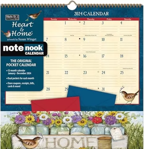 Wells Street by Lang, Heart and Home 2024 Note Nook