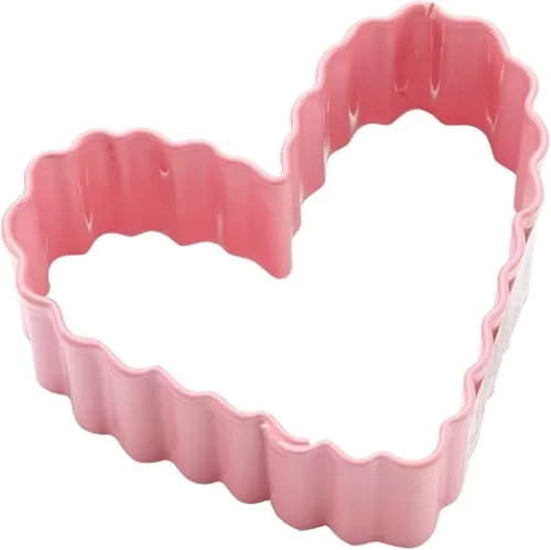 Wilton Metal Cookie Cutter, 3-Inch, Crinkle Heart