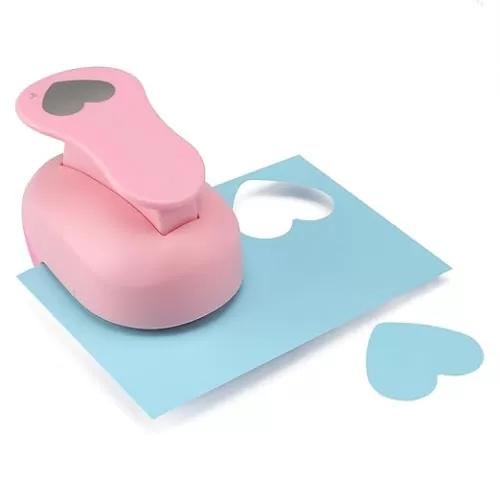 2 Inch Heart Punch, Heart Shaped Hole Punch for Weddings, Scrapbooking, Card Making, Junk Journaling and Homemade Confetti