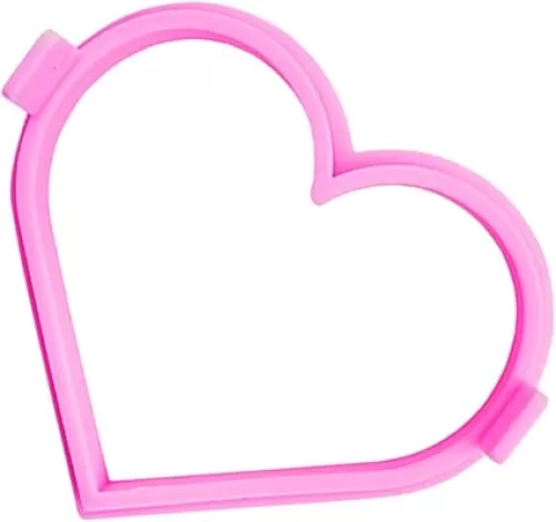 2PCS Heart Shape Pancake Molds | Silicone Pancake Ring Heart Mold | Non-stick Griddle Cake Mould Shapers Makes Perfect Shaped Egg Pancake Maker Mold for Griddle