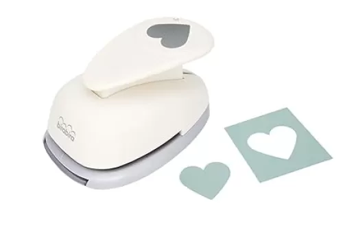 Bira Craft 2 inch Heart Lever Action Craft Punch, Valentine’s Day Punch, for Paper Crafting Scrapbooking