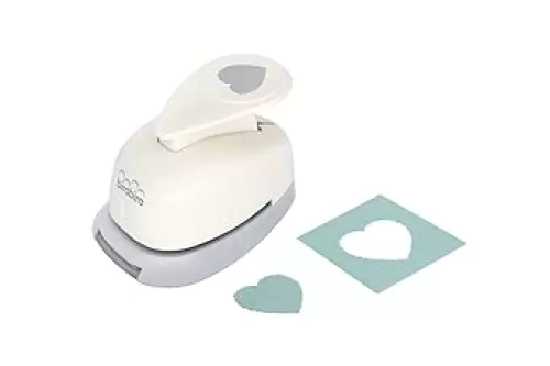 Bira Craft 5/8 inch Scalloped Heart Shape Lever Action Craft Punch for Paper Crafting Scrapbooking
