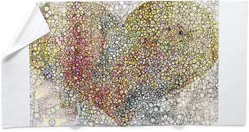 CafePress Heart Particles 30"x60" Absorbent Cotton Back, Soft Beach, Pool Towel