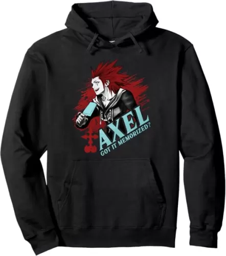 Disney Kingdom Hearts Axel Got It Memorized Pullover Hoodie