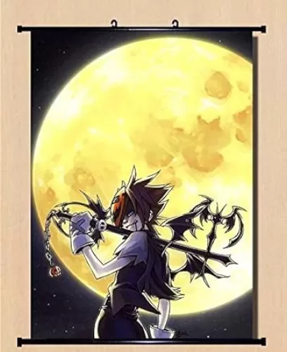 Home Decor Anime Kingdom Hearts series Scroll Poster 23.6x35.4 Inches -061