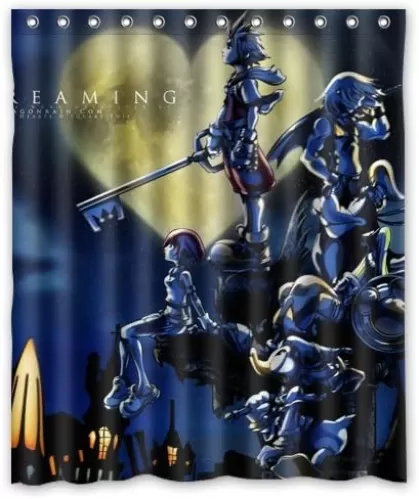 Home Decor Kingdom Hearts Custom Shower Curtain Enjoy , 60 X 72-Inch