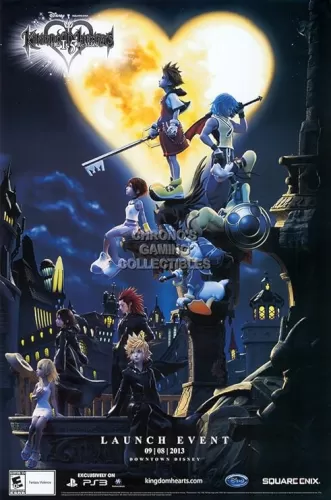 Kingdom Heart Original Promotional Art Poster Glossy Finish Made in USA - YEXT677 (16" x 24" (41cm x 61cm))