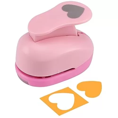 MyArTool Heart Paper Punch, 1 Inch Punches for Paper Crafts, 25mm Hole Punch for Making Scrapbook Pages, Memory Books, Card Making, Journals, Gift Tags, Homemade Confetti