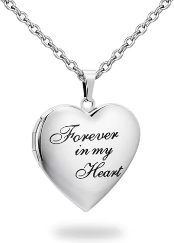 PHOCKSIN Locket Necklace for Women Black/Gold/Silver Locket Necklace for Girls Oval/Round/Heart Photo Necklace With Picture Inside Mothers Day Gifts for Women