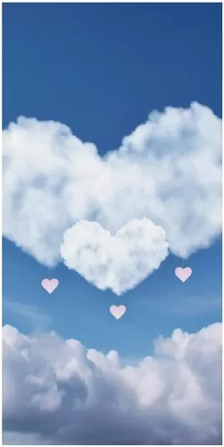 Sky and Heart Shape Cloud Beach Towel Extra Large Thin Sand Free Towels Lightweight Pool Towel Travel Yoga Gym Camping Towels for Adults Women Men Beach Essentials Accessories