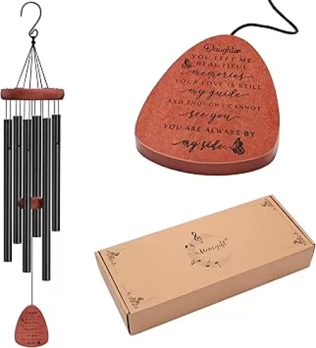 Sympathy Gifts Memorial Wind Chimes for Loss of Love One Prime Wind Chimes Daughter Memorial Gifts in Memory of Loss of Love One Remembrance Outdoor Garden Yard Patio