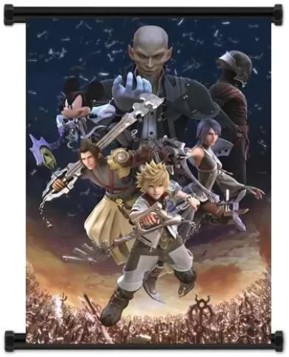 Wall Scrolls 1 X Kingdom Hearts Birth by Sleep Game Fabric Poster (16"x21") Inches