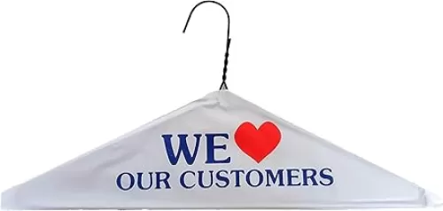 WANOWA Caped Clothing Hangers (Love Heart, 100)