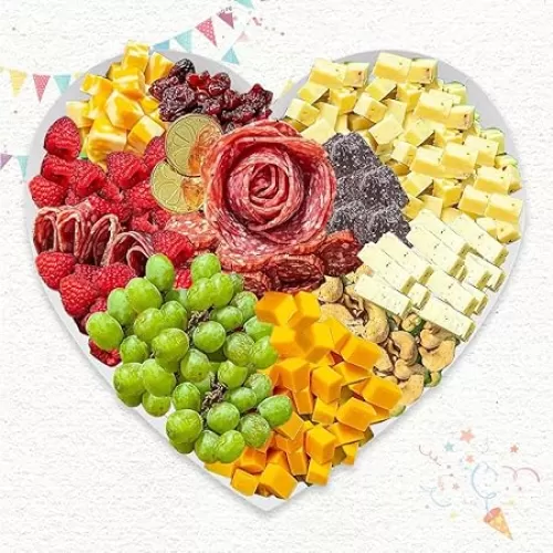 12inch Cardboard Heart Fillable Shaped Gift Decorative Box for Charcuterie (HEART)