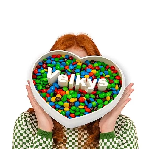 8" Custom Heart Shaped Box Form Tray Display for Treats, Charcuterie, Cake Pop, Candy, Chocolate. PLA-PLASTIC -REUSABLE