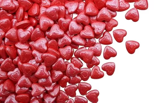 Cinnamon Heart Shaped Hard Candy Red 8 Ounce Candy for Valentine