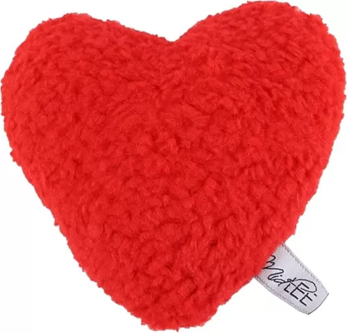 Midlee Plush Red Heart Valentine's Day Dog Toy (Small)