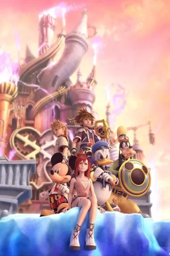 Kingdom Hearts Boy 1 2 Game Poster family silk wall print 36 inch x 24 inch