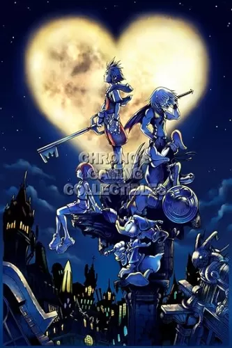 Kingdom Hearts CGC Huge Poster GLOSSY FINISH Orignal PS2 PS3 - KHT009 (24" x 36" (61cm x 91.5cm))