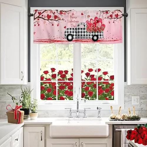Kitchen Valance Valentine