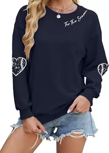 MYHALF Magical Shirt for Women Magic Kingdom Sweatshirt Best Day Long Sleeve Shirts Family Vacation Pullover Tops