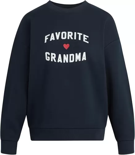 Women's Favorite Grandma Heart Logo Sweatshirt