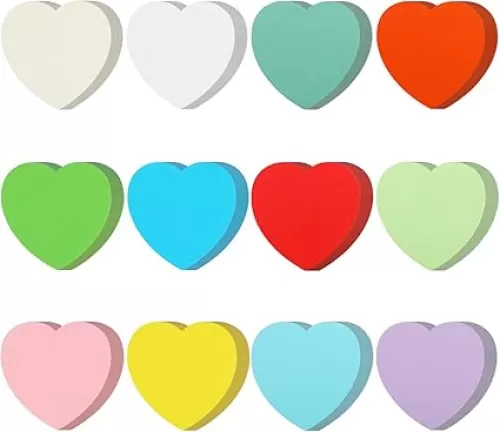 360 Pcs Heart Cutouts Paper Hearts Heart Shape Cut-Outs Assorted Color Paper Die Cuts for Valentine’s Day Kids DIY Craft Art Project Home School Classroom Decorations Bulletin Board Decor