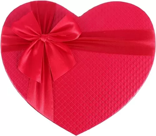 Beavorty 1Pcs Candy Box Paper Packaging Box Cardboard Heart Box Valentines Day Heart Shaped Boxes with Lid for Giving Holiday