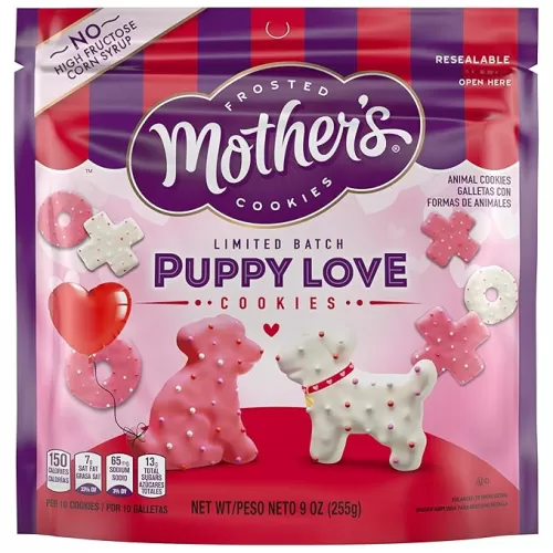 Mother's Puppy Love Cookies, 1 Resealable 9 Oz Bag