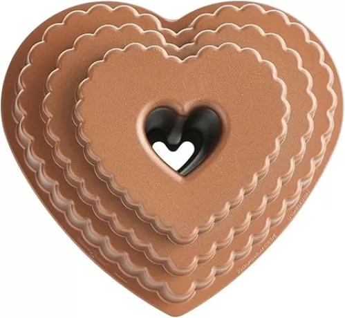 Nordic Ware Tiered Heart Bundt